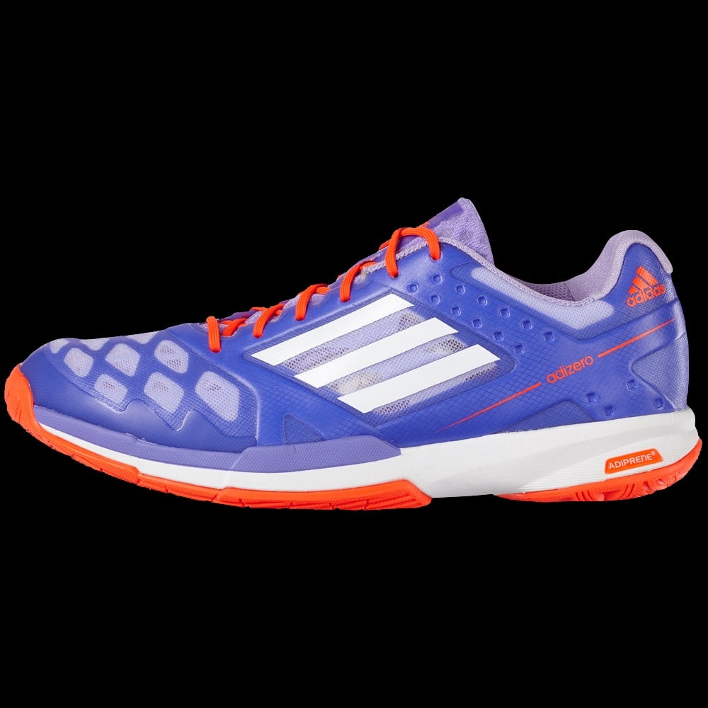 Vente de adidas adizero badminton Soldes Chaussures de badminton Adidas Adizero Feather lady violette