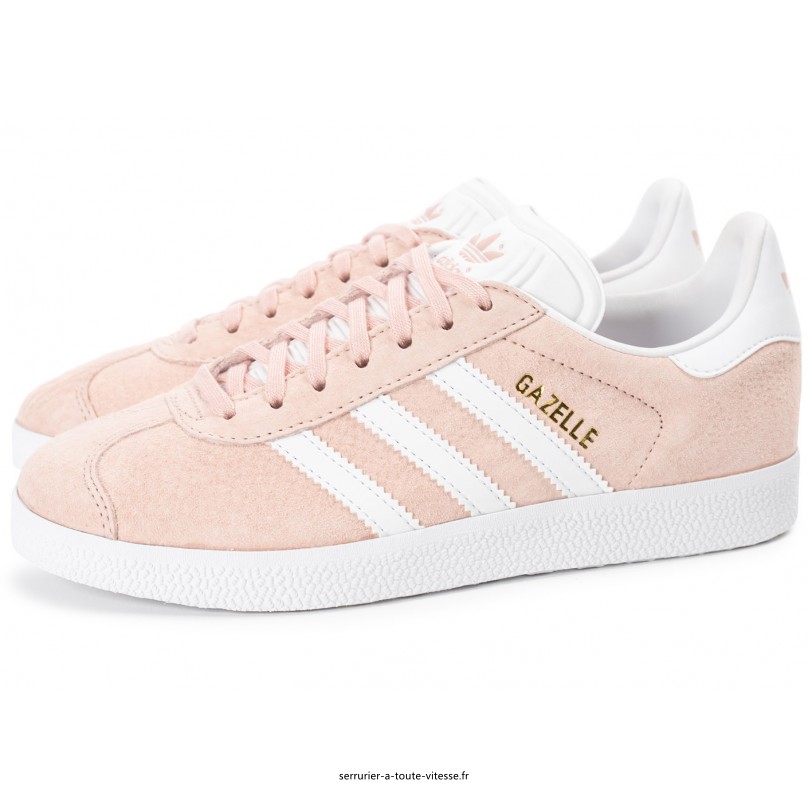 Vente de adidas gazelle rose pale pas cher Soldes