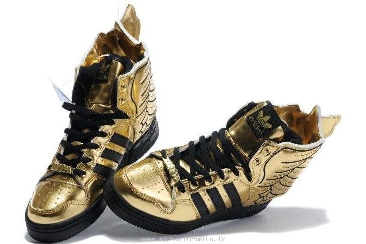 Vente de adidas jeremy scott or Soldes