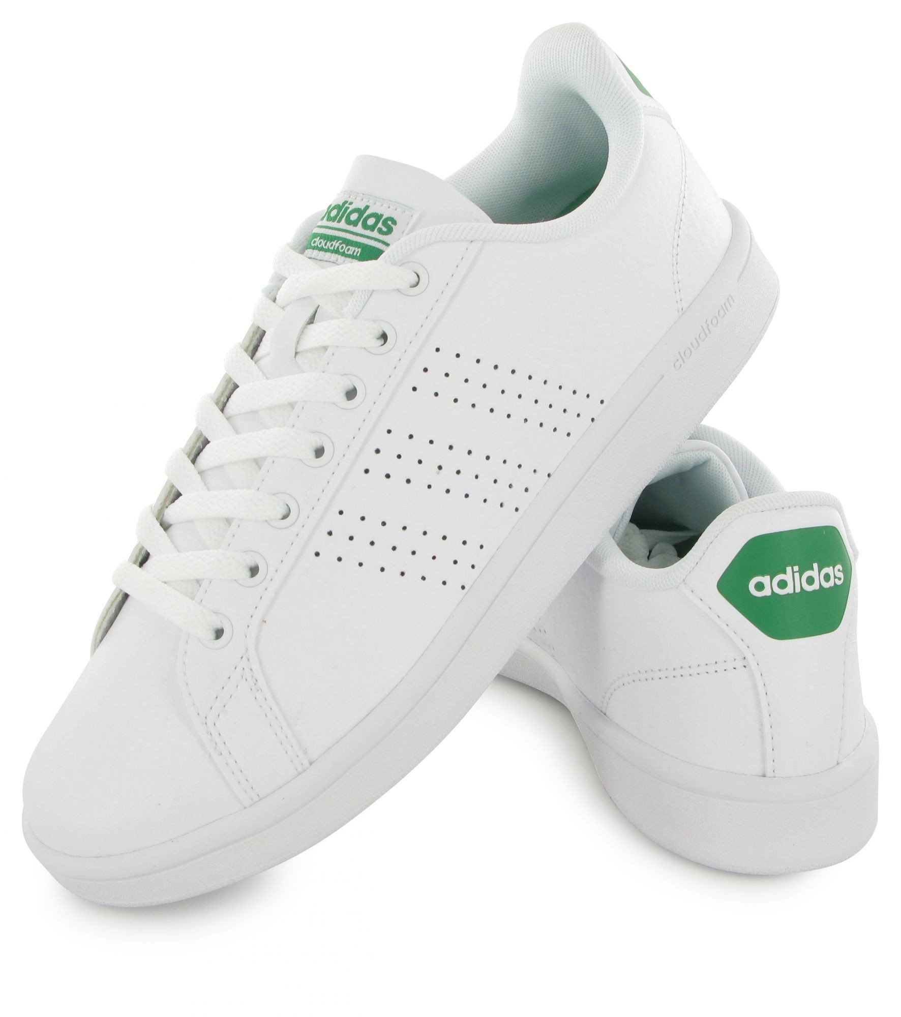 adidas neo blanche et verte