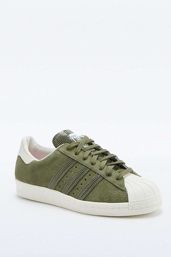 adidas superstar vert kaki femme