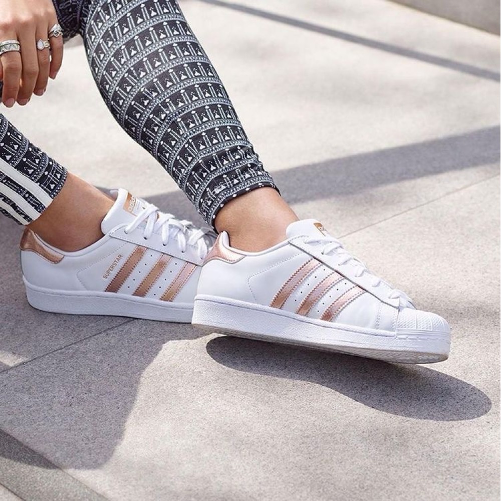 adidas superstar rose metallic