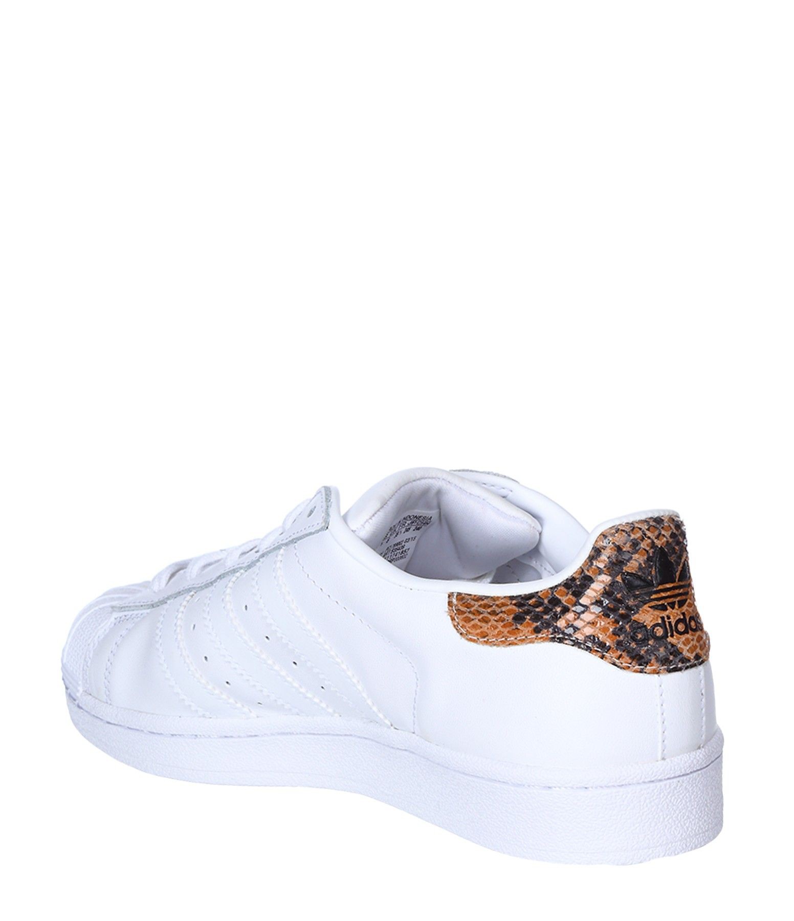 adidas superstar blanche python