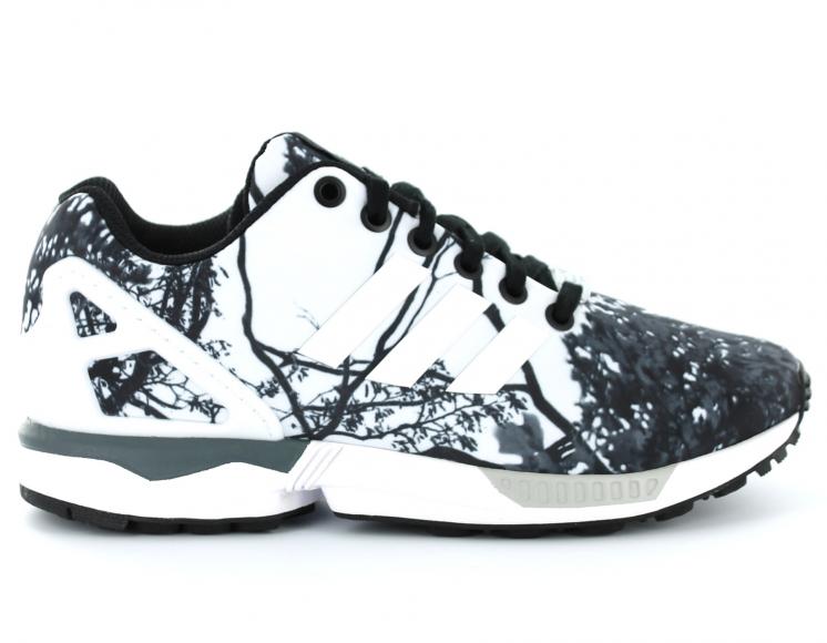zx flux blanche et rose