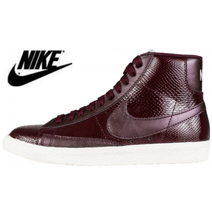 nike blazer basse bordeaux femme