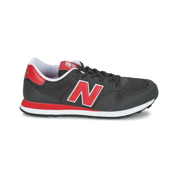 baskets new balance noir et rouge