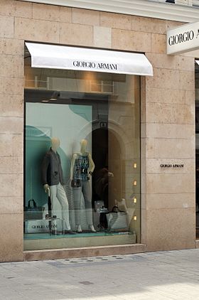 boutique armani bruxelles
